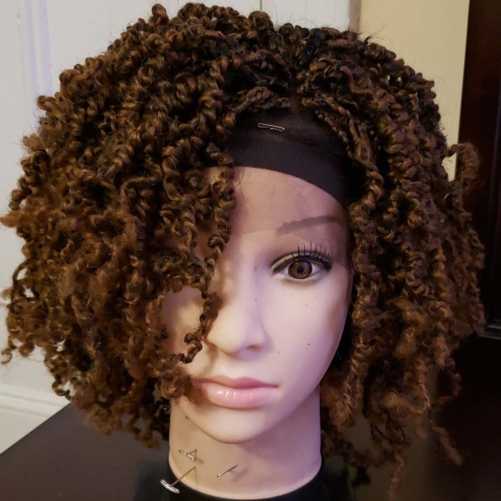 Full laced braided wig